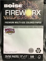 Boise Fireworx premium multi use colored paper