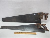 2 VINTAGE HANDSAWS