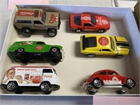 6 COCA COLA ADVERTISING DIECAST CARS / TRUCKS