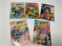 VINTAGE DC SUPERMAN & ACTION COMICS