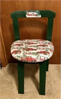 Green Christmas Print Chair