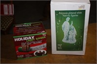 Nativity Figurine & Holiday Light Saver