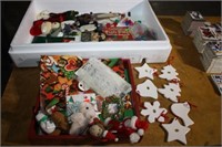 Assorted Christmas Ornaments Including Vintage