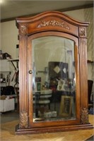 Lovely Wall Mount Wooden Mirror Cabinet