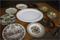 Large Platter & Assorted Plates