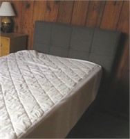 Twin Size Padded Headboard Bed