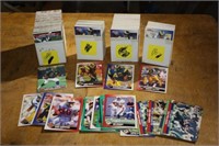 Assorted Score Football Cards