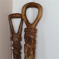 Carved Walking Sticks/ Canes