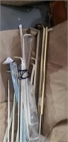 Curtain Rods, Hangers , Valance and more lot