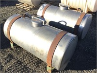 Set of (2) 200 Gallon Stainless Steel Side Tanks