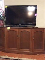 Samsung flat screen & console