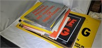 Large Lot of Signs-No Hunting  Metal, Plastic