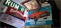 Lot of Man Cave Signs