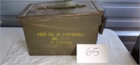 Vintage Metal Ammunition Box