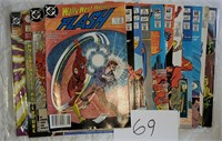 Lot of 14 Vintage Flash DC Comic Books