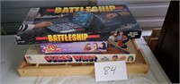 Board Games + Folding Table : Battleship, more
