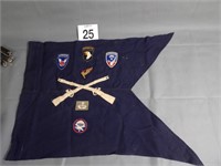 Military Flag w Great Patches