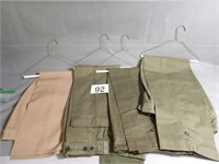 4 Pr Military Slacks