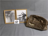 2 Airforce Photos and Pilot's Flight Bag