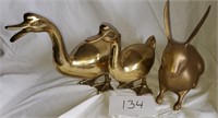 Set of Metal Duck Figures, Metal Rabbit