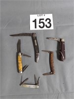 Lot of Knives to Include Camillus GEO Rogers