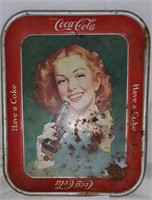 Vintage Metal Coca Cola Tray