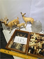 DEER, BIBLE COVER, CHESS, GLASS OWL