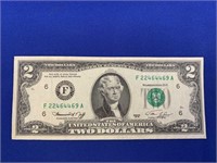 1976 American Two Dollar Bill