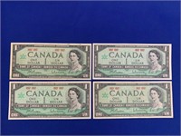 1967 Centennial Canada One Dollar Bills