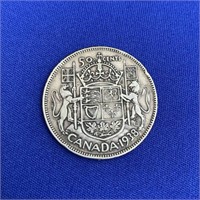 1938 Canada Fifty Cent Piece