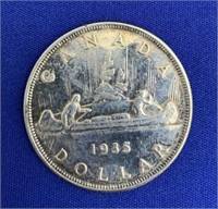 1935 Canada Silver Dollar