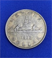 1935 Canada Silver Dollar