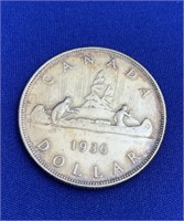 1936 Canada Silver Dollar