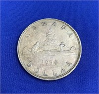 1938 Canada Silver Dollar