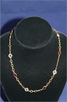Gold Wash on Sterling Necklace