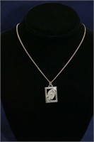 Sterling Necklace & Anchor Pendant