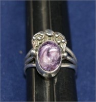 Sterling Silver Ring w Cabochon