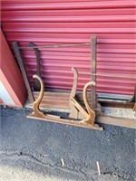 Antique dresser harps