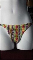 PILYQ coloured string bikini bottoms size S
