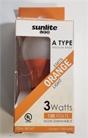 SUNLITE A TYPE ORANGE LIGHT 3 WATTS