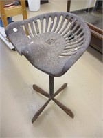 Cast Iron Implement Seat Stool