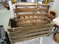 Lot (2) Wooden Crates