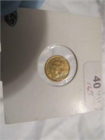 1851 $1 gold liberty head coin