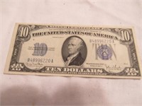 1934D $10 silver certificate
