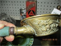 Brass Bell & Brass Chinese SIlk Ironer