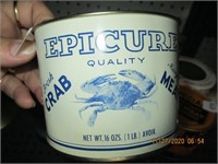 Epicure Crab Meat , Cambridge, Md. Can