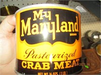 My Maryland Crab Meat, Crsifield, Md. Can