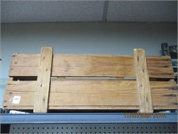 Lg. Wooden Slat Shipping Crate