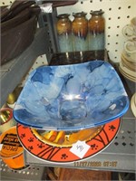 Misc. Lot-Art Vase, Art Bowl, Trinket Box,Plate