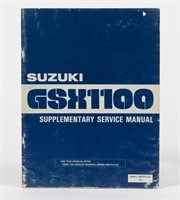 SUZUKI: A 1982 Suzuki GSX1100 Supplementary Servic